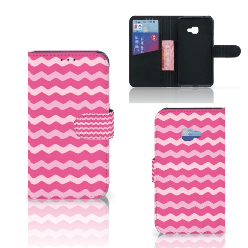 Samsung Galaxy Xcover 4 | Xcover 4s Telefoon Hoesje Waves Pink