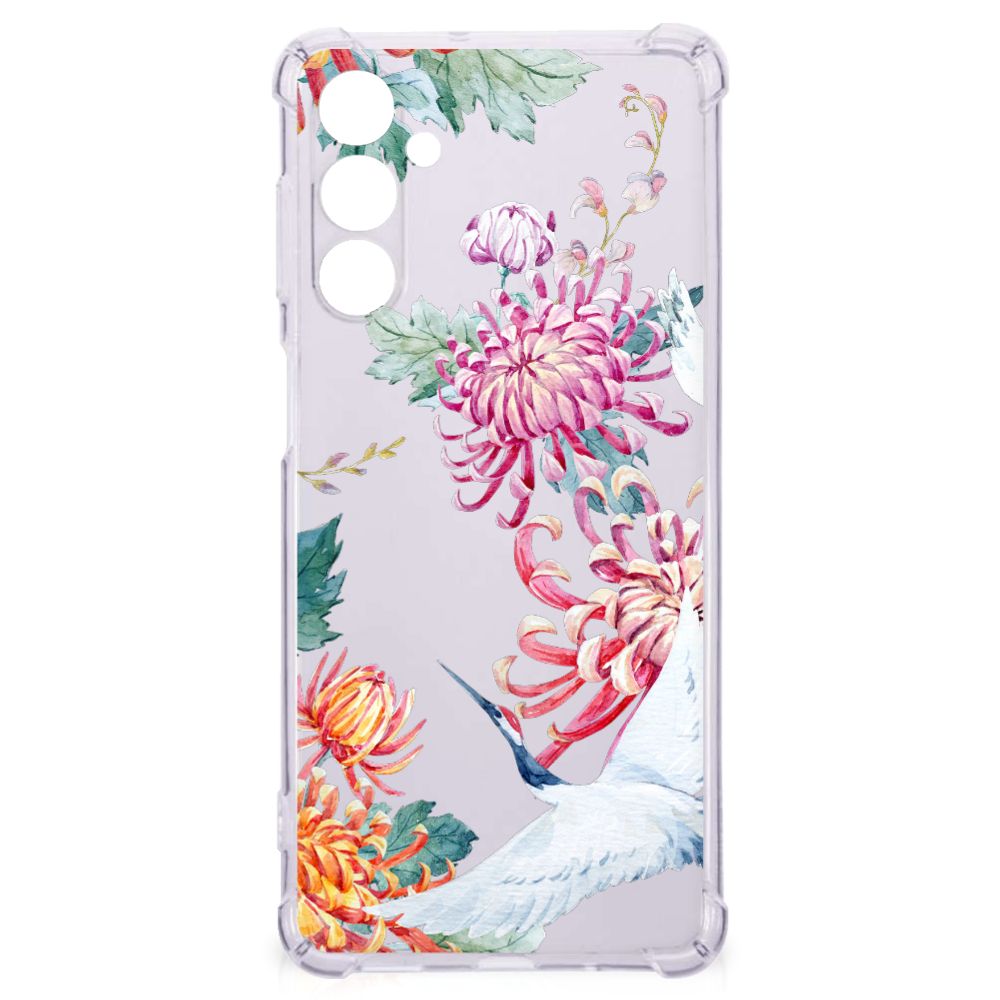 Samsung Galaxy M54 Case Anti-shock Bird Flowers B2C Telecom