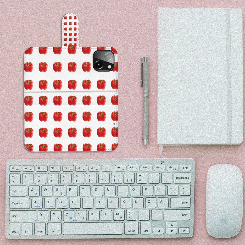 iPhone 13 Mini Book Cover Paprika Red