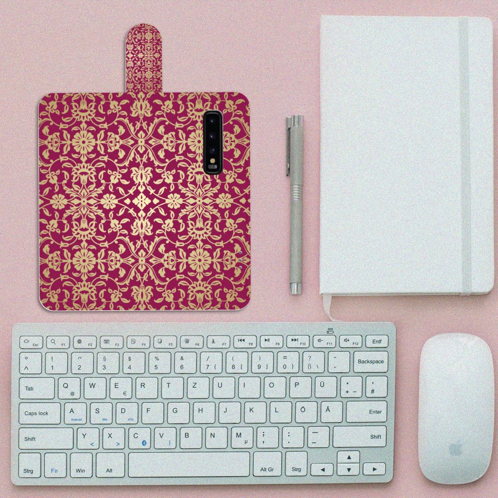 Wallet Case Samsung Galaxy S10 Barok Pink
