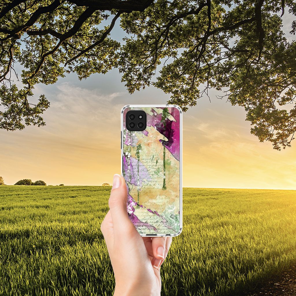 Back Cover Samsung Galaxy A22 5G Letter Painting B2C Telecom