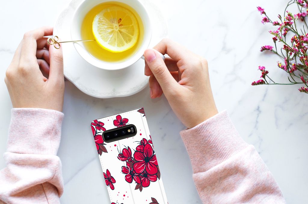 Samsung Galaxy S10 Smart Cover Blossom Red