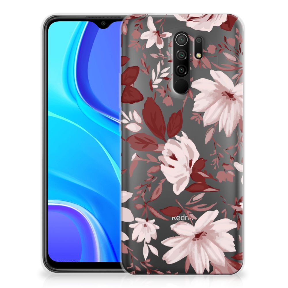 Hoesje maken Xiaomi Redmi 9 Watercolor Flowers B2C Telecom