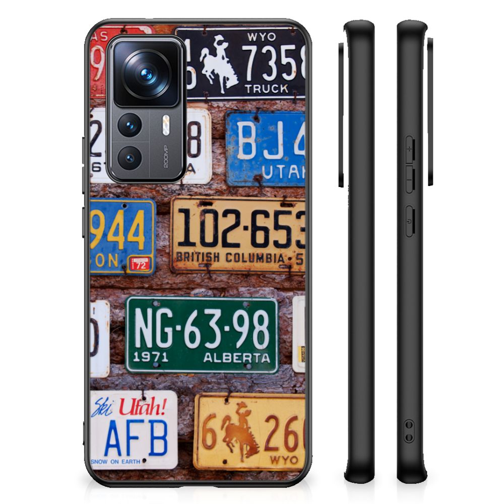 Xiaomi 12T | 12T Pro Silicone Back Case Kentekenplaten