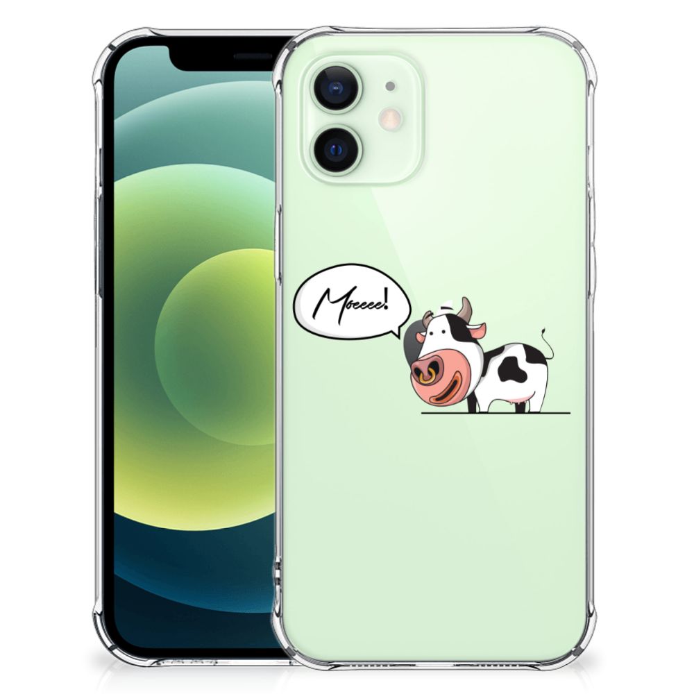 iPhone 12 Mini Stevig Bumper Hoesje Cow