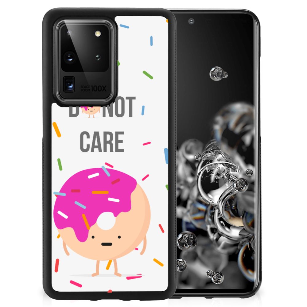 Samsung Galaxy S20 Ultra Silicone Case Donut Roze