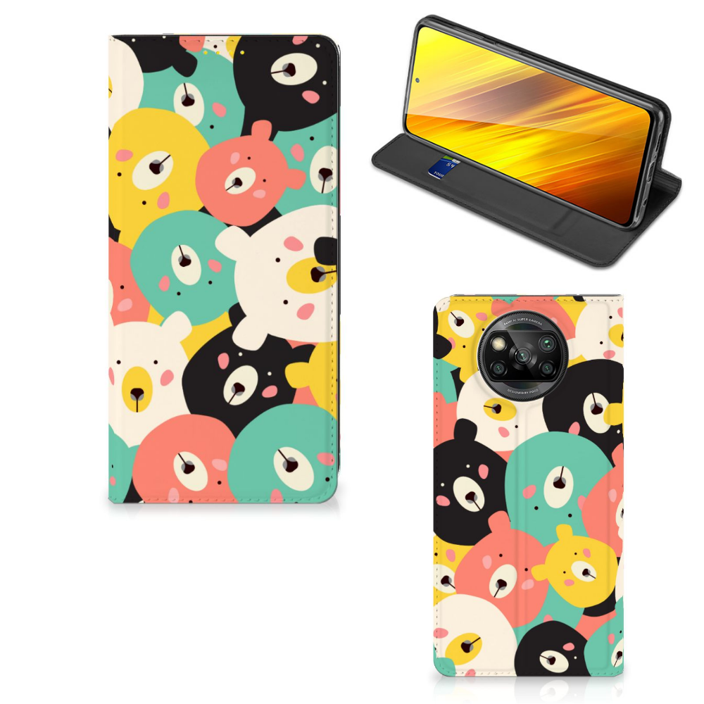 Xiaomi Poco X3 Pro | Poco X3 Magnet Case Bears - B2C Telecom