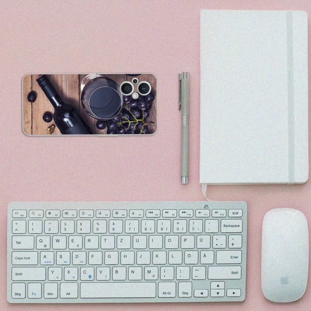 OPPO Reno8 Lite Siliconen Case Wijn B2C Telecom