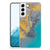 Samsung Galaxy S22 Plus TPU Siliconen Hoesje Marble Blue Gold