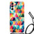 Samsung Galaxy S21 FE Doorzichtige Silicone Hoesje Geruit B2C Telecom