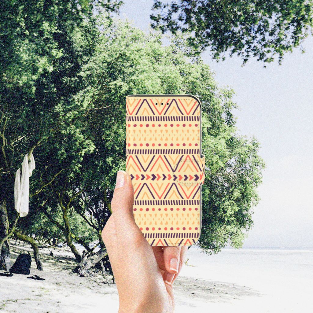 Apple iPhone 11 Pro Telefoon Hoesje Aztec Yellow