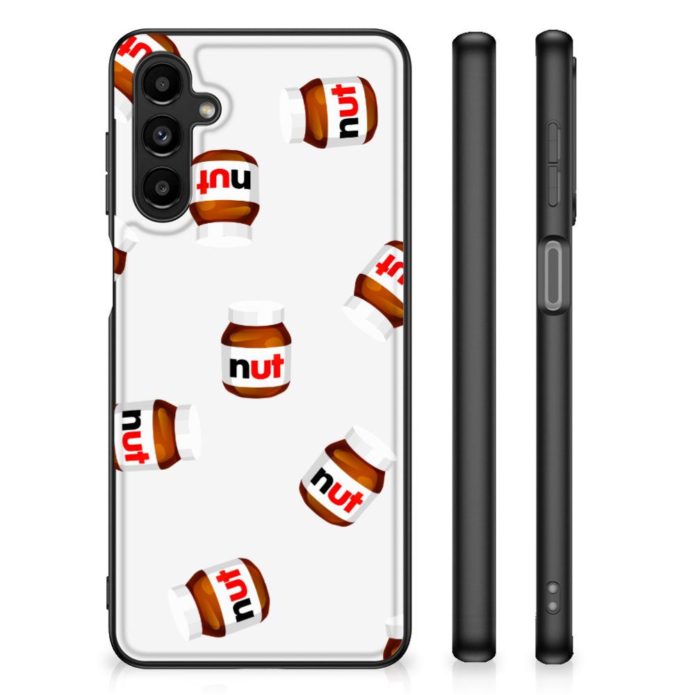 Samsung Galaxy A14 5G Back Cover Hoesje Nut Jar met schokabsorberend design en eten & drinken print.