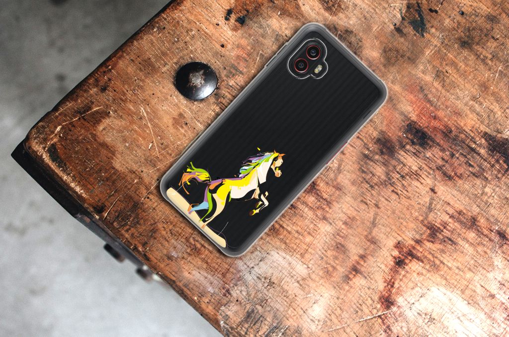 Samsung Galaxy Xcover 6 Pro Telefoonhoesje met Naam Horse Color B2C Telecom