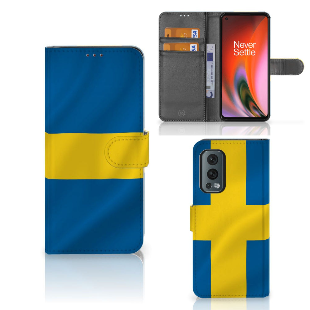 OnePlus Nord 2 5G Bookstyle Case Zweden