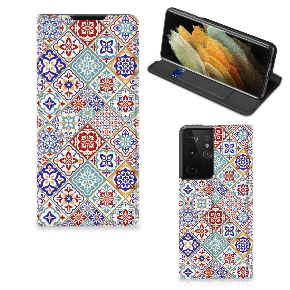 Samsung Galaxy S21 Ultra Standcase Tiles Color - B2C Telecom