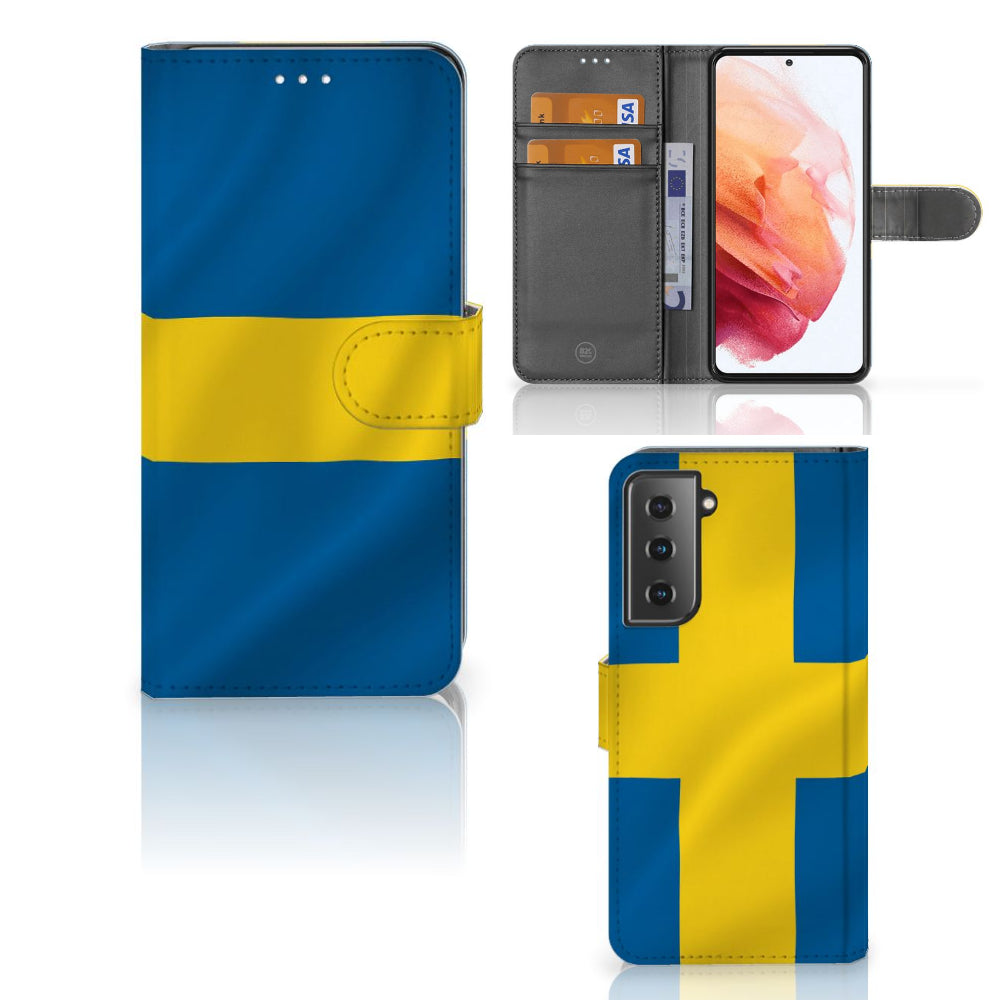 Samsung Galaxy S21 Bookstyle Case Zweden
