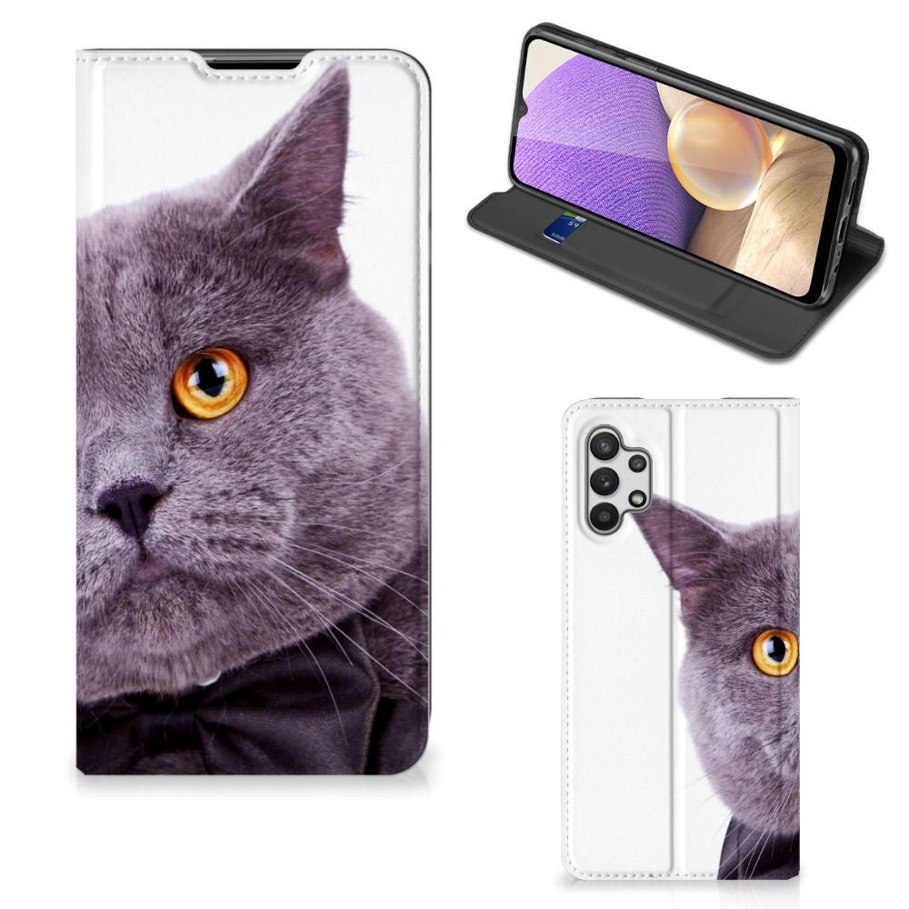 Samsung Galaxy A32 5G Hoesje maken Kat - B2C Telecom