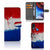 Motorola Moto E7i Power | E7 Power Bookstyle Case Nederland met artistiek design van de Nederlandse vlag.