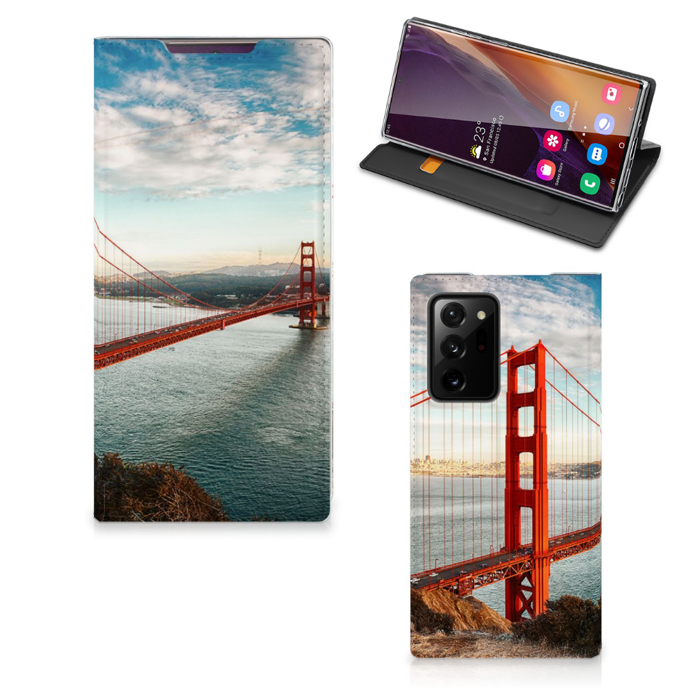 Samsung Galaxy Note 20 Ultra Book Cover Golden Gate Bridge - B2C Telecom