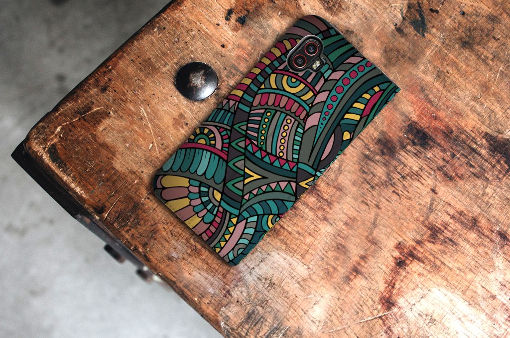 Samsung Galaxy Xcover 6 Pro Hoesje met Magneet Aztec - B2C Telecom