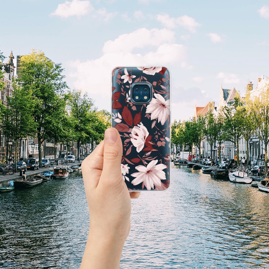 Hoesje maken Nokia XR20 Watercolor Flowers B2C Telecom