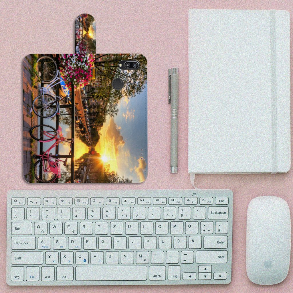 Huawei P20 Lite Flip Cover Amsterdamse Grachten