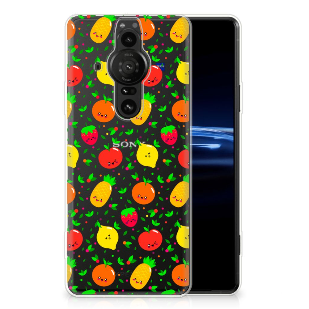 Sony Xperia Pro-I Siliconen Case Fruits