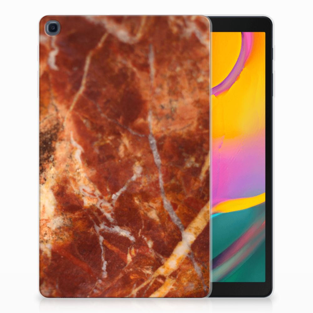 Samsung Galaxy Tab A 10.1 (2019) Tablet Back Cover Marmer Bruin