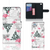 Huawei Ascend P8 Lite Telefoonhoesje met Pasjes Flamingo Triangle