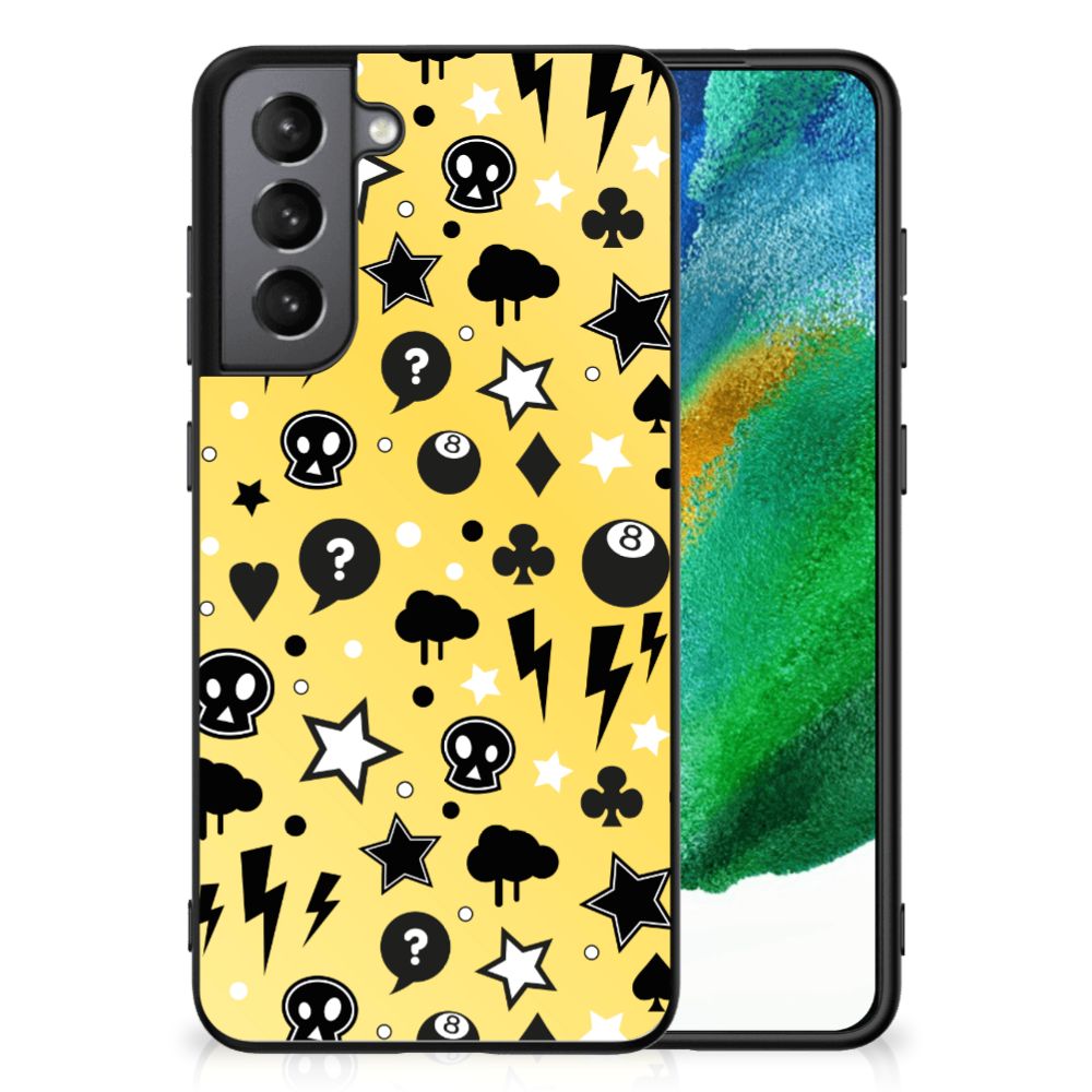 Telefoonhoesje Samsung Galaxy S21FE Punk Geel