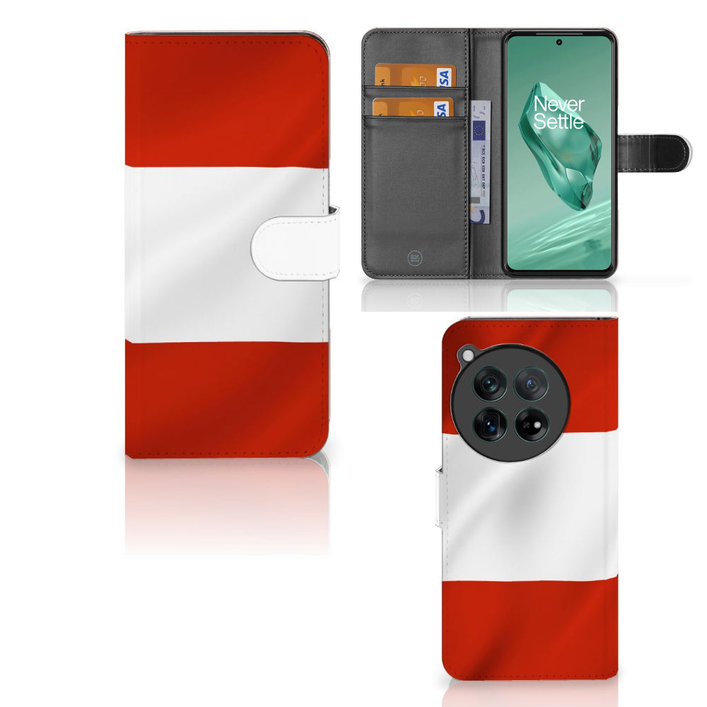OnePlus 12 Bookstyle Case Oostenrijk