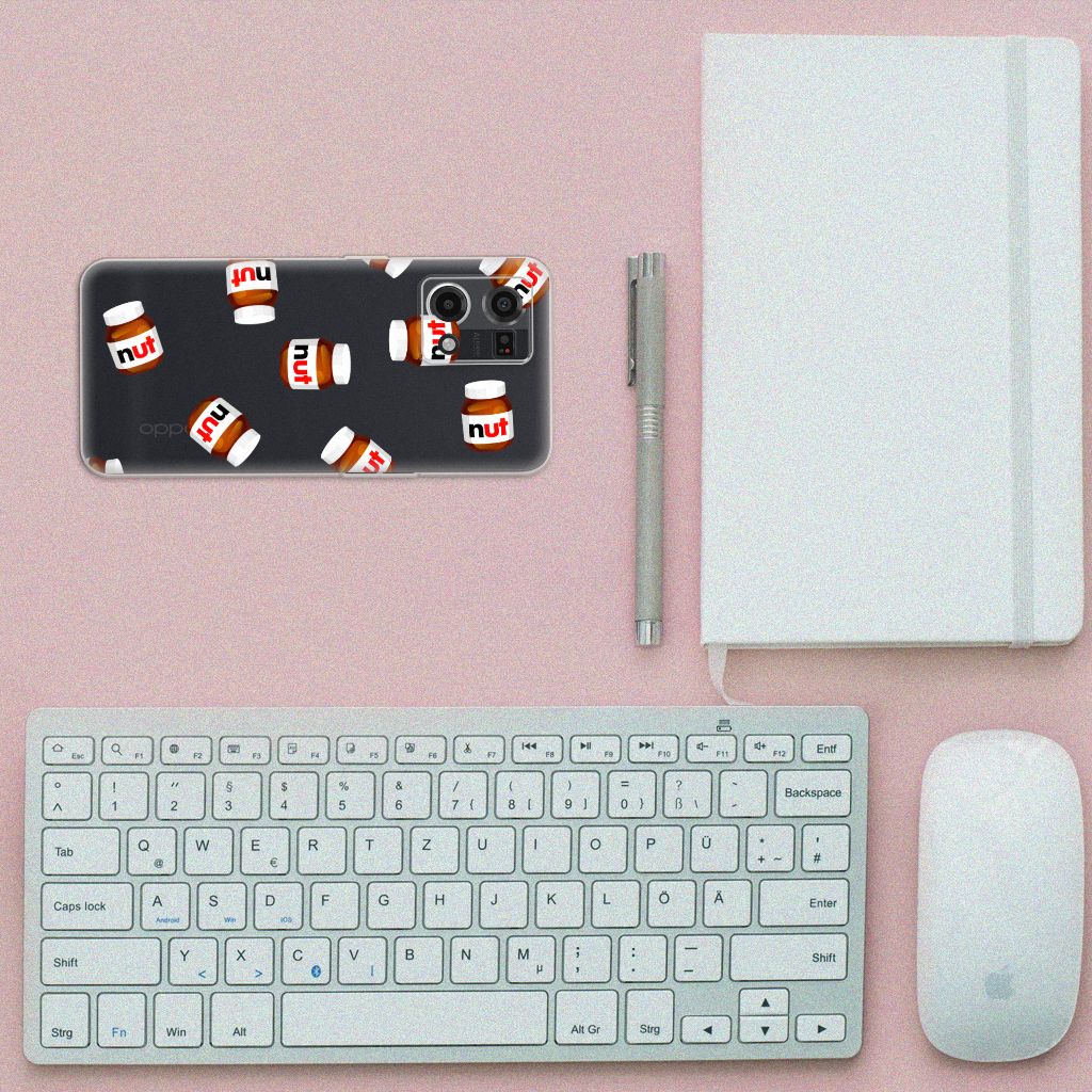 OPPO Reno7 4G Siliconen Case Nut Jar