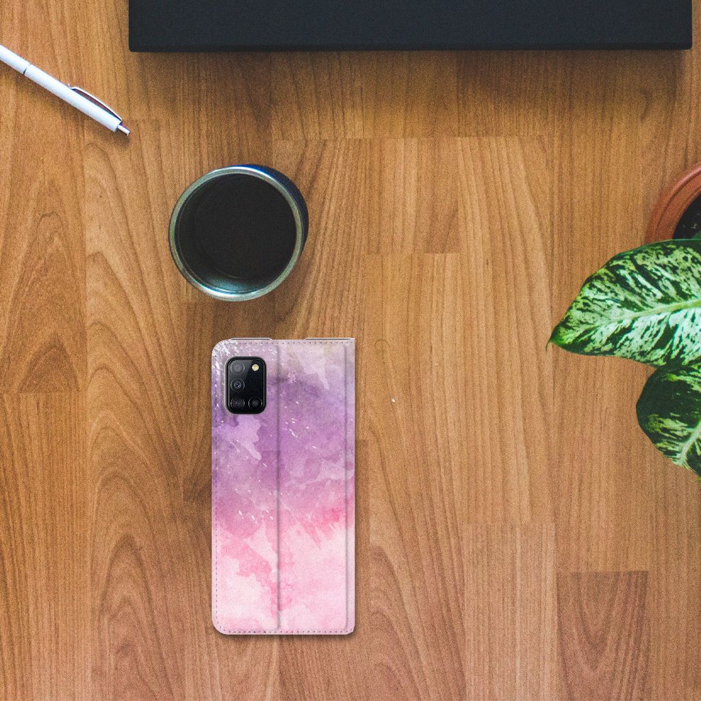 Bookcase Samsung Galaxy A31 Pink Purple Paint - B2C Telecom