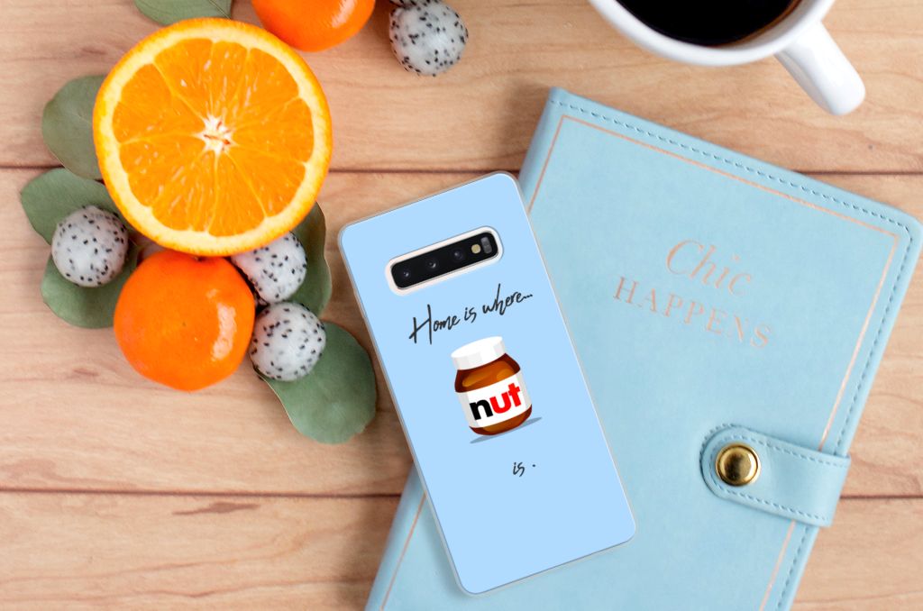 Samsung Galaxy S10 Plus Siliconen Case Nut Home