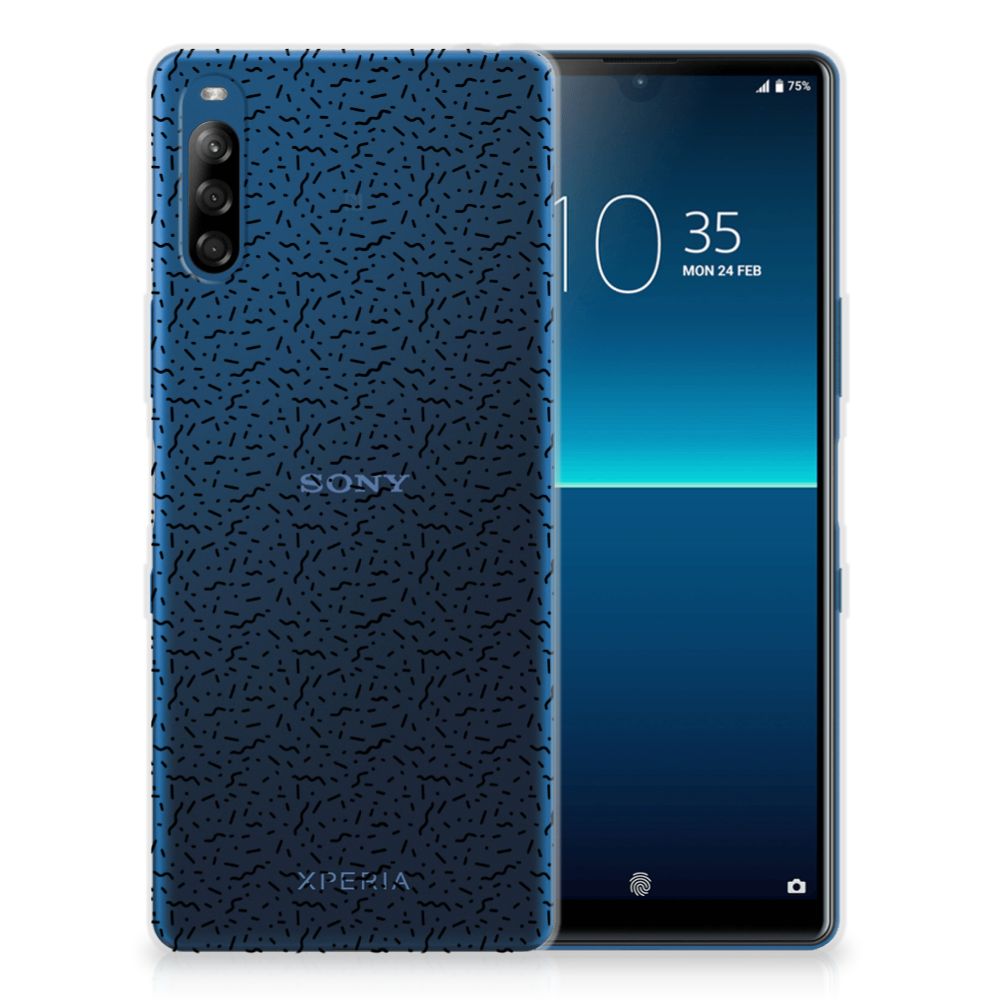 Sony Xperia L4 TPU bumper Stripes Dots