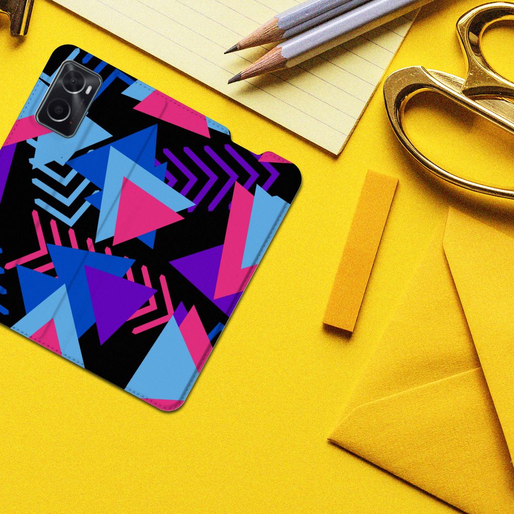 OPPO A96 | A76 Stand Case Funky Triangle - B2C Telecom