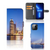iPhone 13 Pro Max Flip Cover Rotterdam met Rotterdamse skyline in de avondlucht đ.