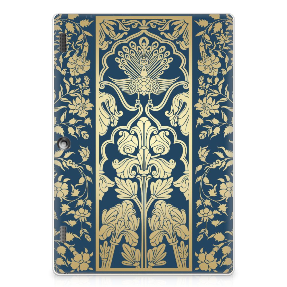 Lenovo Tab 10 | Tab 2 A10-30 Siliconen Hoesje Beige Flowers