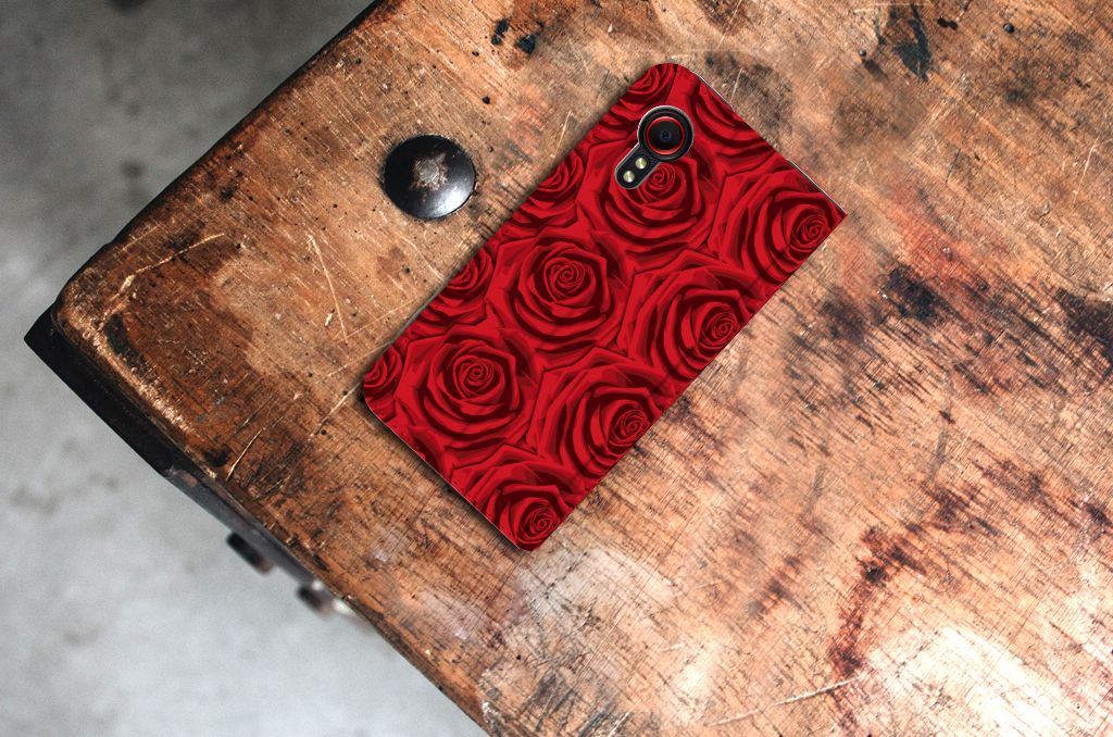 Samsung Galaxy Xcover 5 Smart Cover Red Roses - B2C Telecom