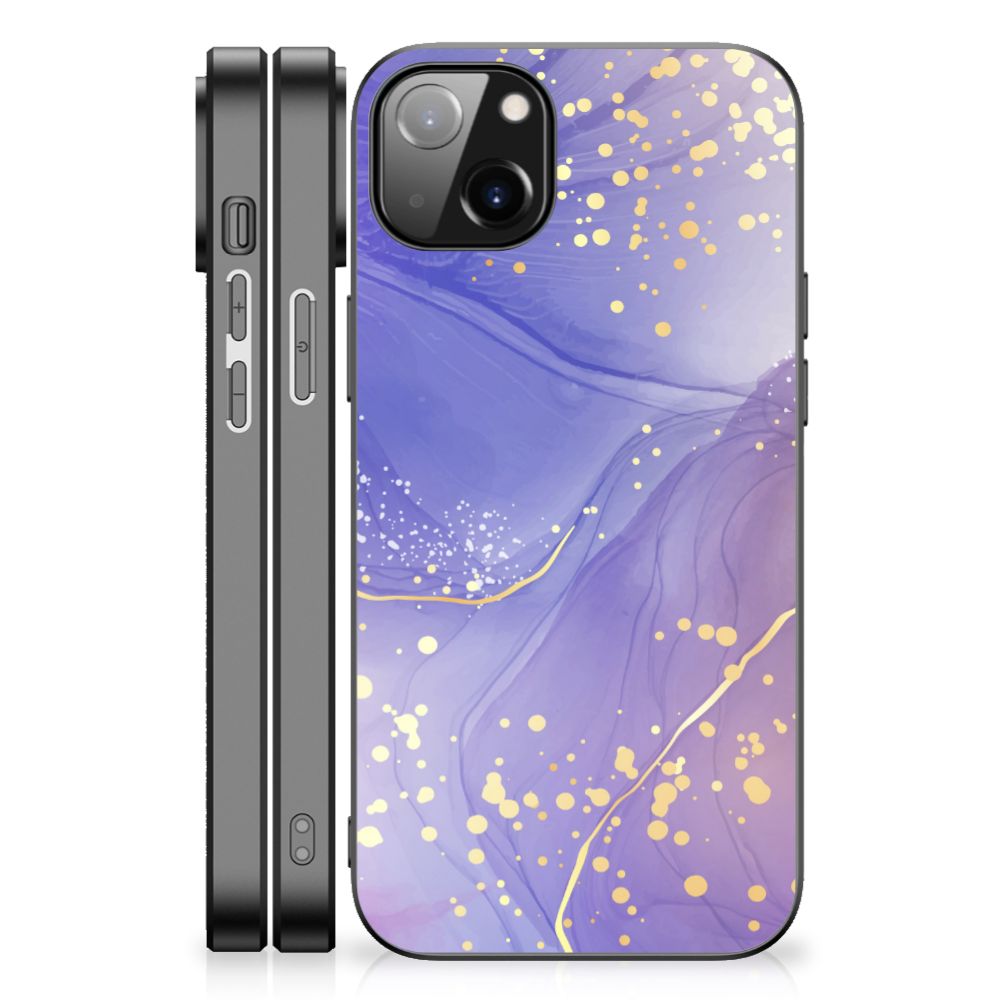 Kleurrijke Telefoonhoesje voor iPhone 14 Plus Watercolor Paars B2C Telecom