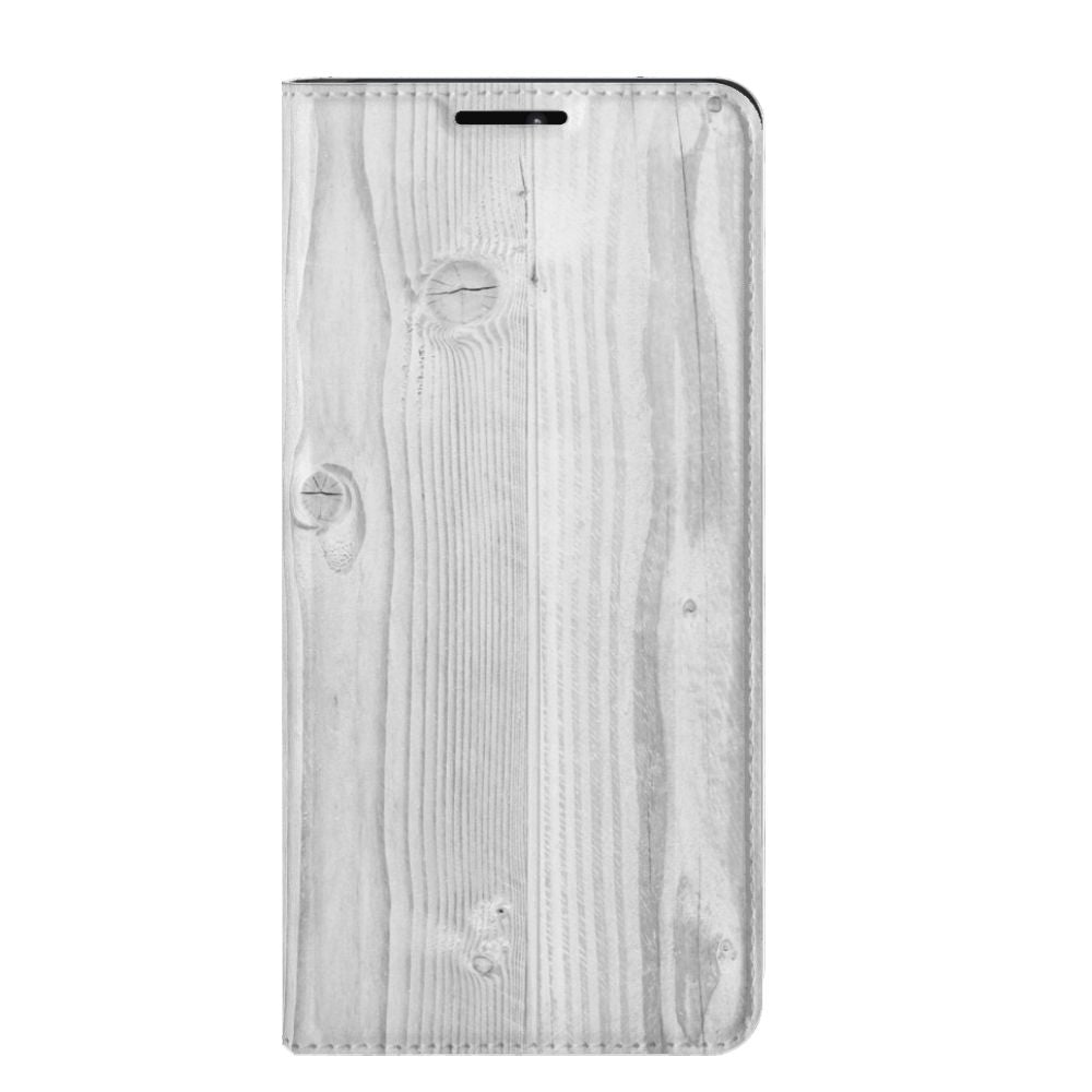 Motorola Edge 20 Pro Book Wallet Case White Wood - B2C Telecom