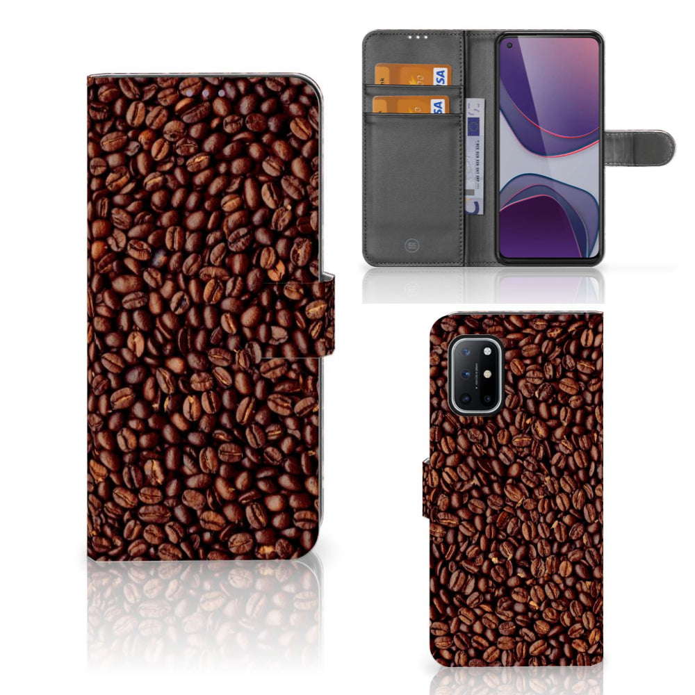 OnePlus 8T Book Cover Koffiebonen