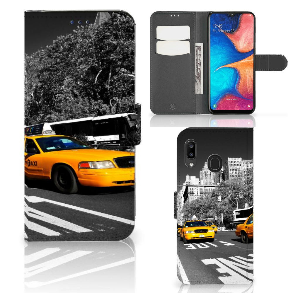 Samsung Galaxy A30 Flip Cover New York Taxi
