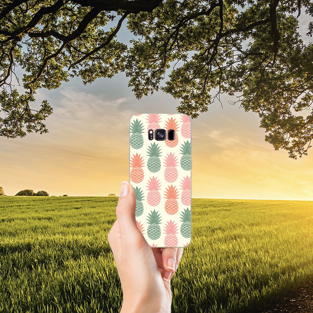 Samsung Galaxy S8 Plus Siliconen Case Ananas