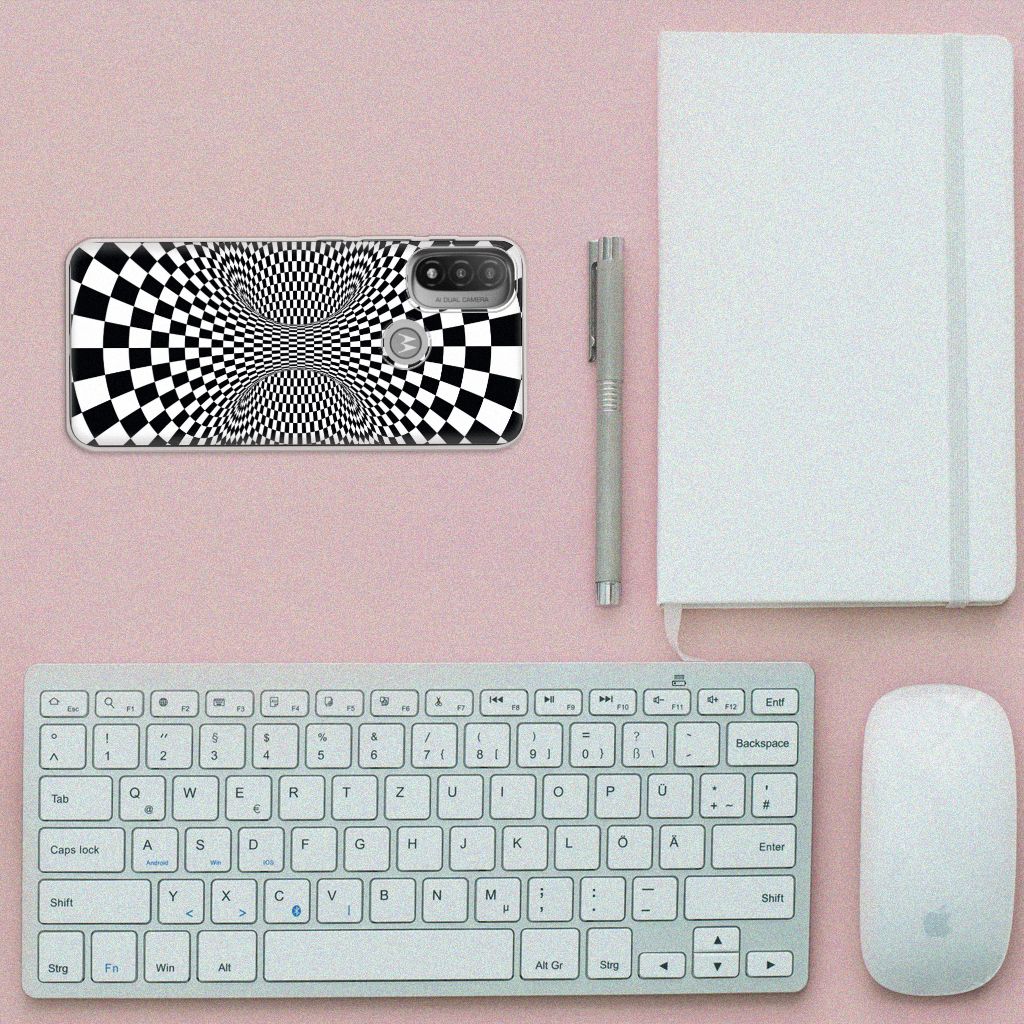 Motorola Moto E20 | E40 TPU Hoesje Illusie B2C Telecom
