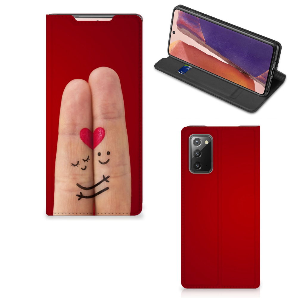 Samsung Galaxy Note20 Hippe Standcase Liefde - Origineel Romantisch Cadeau - B2C Telecom
