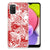 Silicone Back Case Samsung Galaxy A03S Angel Skull Rood B2C Telecom