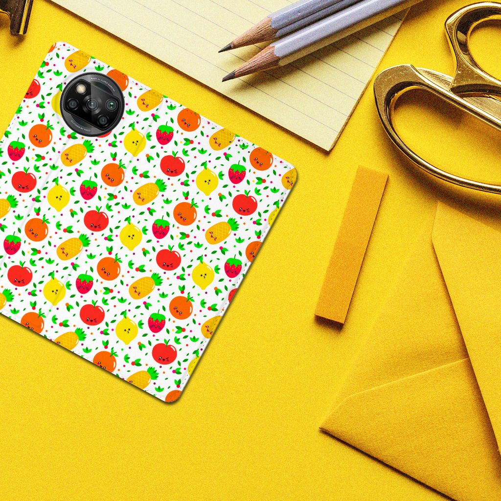 Xiaomi Poco X3 Pro | Poco X3 Flip Style Cover Fruits - B2C Telecom
