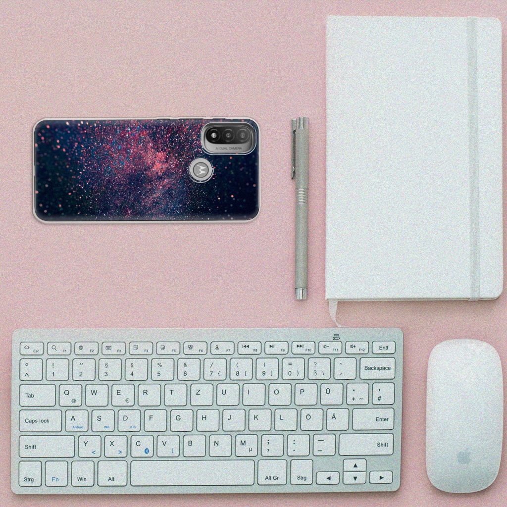 Motorola Moto E20 | E40 TPU Hoesje Stars B2C Telecom
