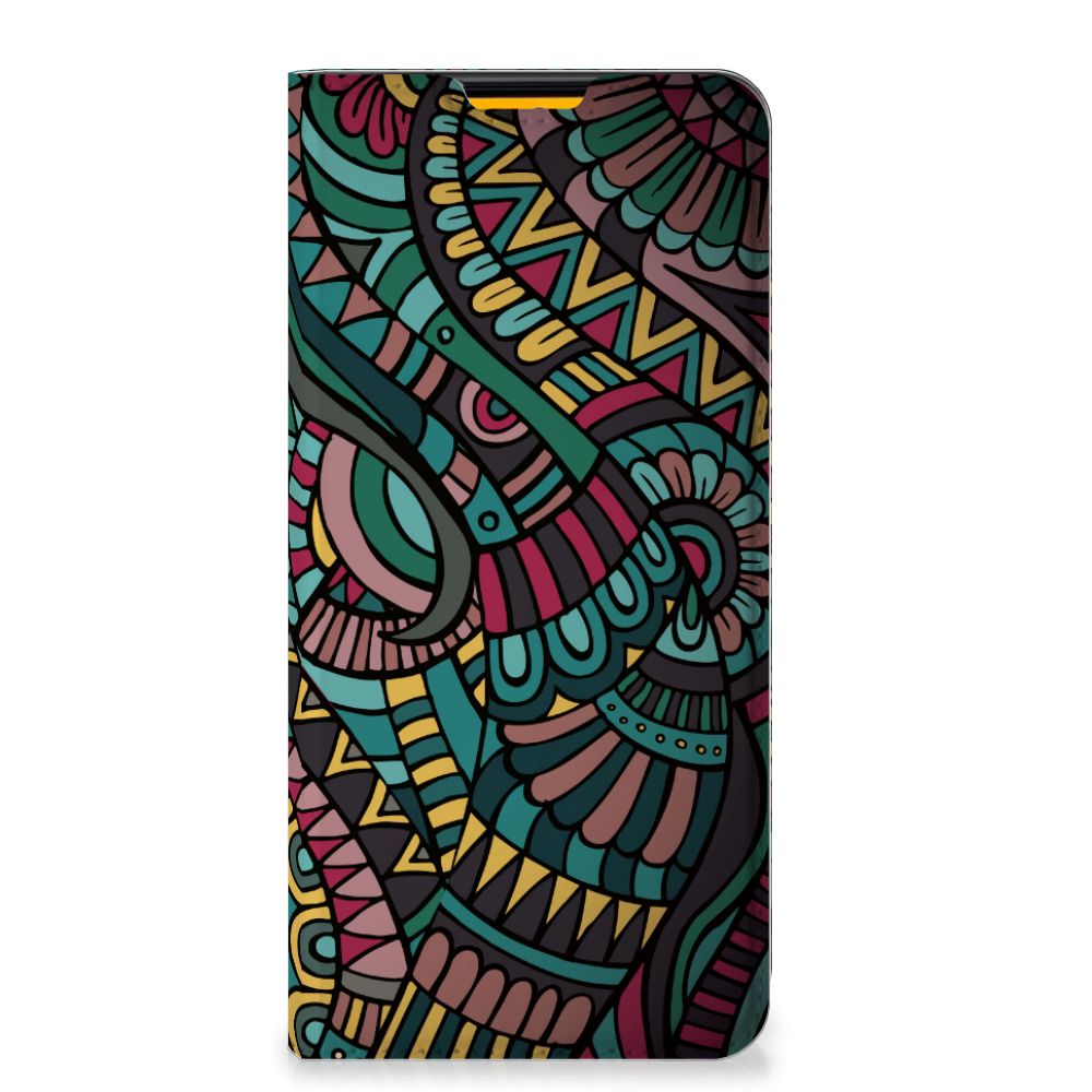 Samsung Galaxy M52 Hoesje met Magneet Aztec - B2C Telecom